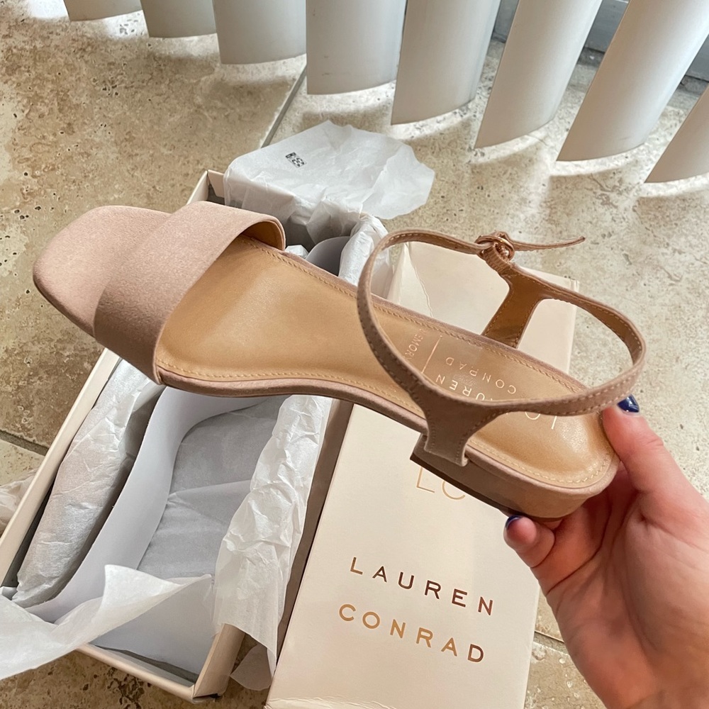 LC Lauren Conrad Obsidian Women's Block Heel Sandals
7.5, Blush